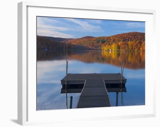 Lake Waramaug, Connecticut, New England, USA-Demetrio Carrasco-Framed Photographic Print