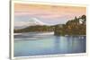 Lake Washington Boulevard and Mt. Rainier, Washington-null-Stretched Canvas