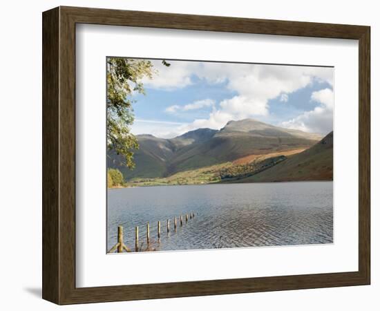 Lake Wastwater with Scafell Pike 3210Ft, and Scafell 3161Ft, Wasdale Valley, Cumbria-James Emmerson-Framed Photographic Print