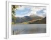 Lake Wastwater with Scafell Pike 3210Ft, and Scafell 3161Ft, Wasdale Valley, Cumbria-James Emmerson-Framed Photographic Print