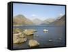 Lake Wastwater with Yewbarrow, Great Gable, Lingmell, Lake District National Park-James Emmerson-Framed Stretched Canvas