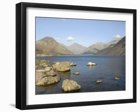 Lake Wastwater with Yewbarrow, Great Gable, Lingmell, Lake District National Park-James Emmerson-Framed Photographic Print