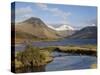 Lake Wastwater, Yewbarrow, Great Gable and Lingmell, Wasdale, Lake District National Park, Cumbria,-James Emmerson-Stretched Canvas