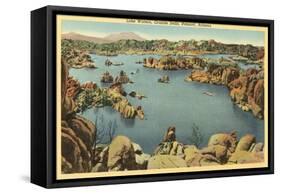 Lake Watson, Granite Dells, Prescott, Arizona-null-Framed Stretched Canvas