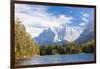 Lake Weissensee surrounded by woods with the Alps in the background, Biberwier, Carinthia, Tyrol, A-Roberto Moiola-Framed Photographic Print