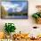 Lake Weissensee surrounded by woods with the Alps in the background, Biberwier, Carinthia, Tyrol, A-Roberto Moiola-Framed Stretched Canvas displayed on a wall