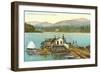 Lake Whatcom, Bellingham, Washington-null-Framed Art Print