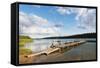 Lake Wigry, Wigry National Park, Poland, Europe-Christian Kober-Framed Stretched Canvas