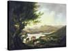 Lake Windemere-Julius Caesar Ibbetson-Stretched Canvas