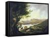 Lake Windemere-Julius Caesar Ibbetson-Framed Stretched Canvas