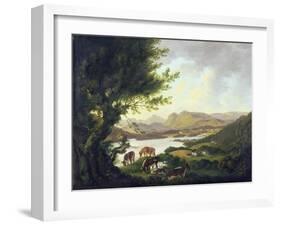 Lake Windemere-Julius Caesar Ibbetson-Framed Giclee Print