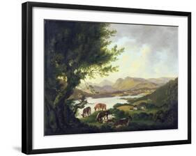 Lake Windemere-Julius Caesar Ibbetson-Framed Giclee Print