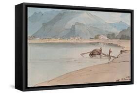 Lake Windermere, 1786-Francis Towne-Framed Stretched Canvas