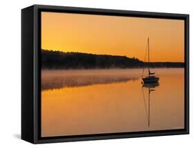 Lake Winnipesaukee, Lakes Region, New Hampshire, USA-Walter Bibikow-Framed Stretched Canvas