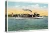 Lake Winnipesaukee, Maine - View of the US Mail Boat Uncle Sam-Lantern Press-Stretched Canvas