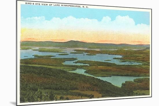 Lake Winnipesaukee, New Hampshire-null-Mounted Premium Giclee Print