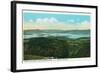 Lake Winnipesaukee, New Hampshire-null-Framed Art Print