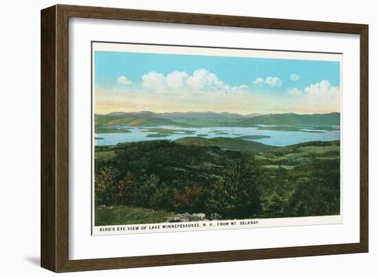 Lake Winnipesaukee, New Hampshire-null-Framed Art Print