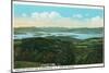 Lake Winnipesaukee, New Hampshire-null-Mounted Art Print