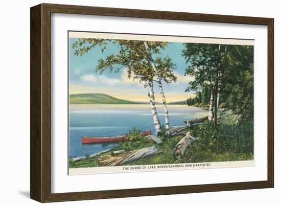 Lake Winnipesaukee, New Hampshire-null-Framed Art Print