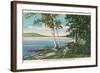 Lake Winnipesaukee, New Hampshire-null-Framed Art Print