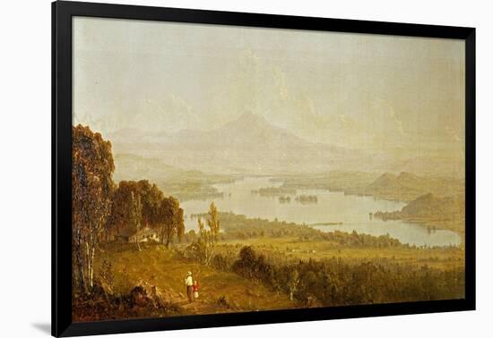 Lake Winnipiseogee, 1858-Sanford Robinson Gifford-Framed Giclee Print