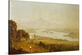 Lake Winnipiseogee, 1858-Sanford Robinson Gifford-Stretched Canvas