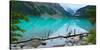 Lake with Canadian Rockies in the Background, Lake Louise, Banff National Park, Alberta, Canada-null-Stretched Canvas