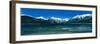 Lake with mountain range in the background, Twin Lake, Colorado, USA-null-Framed Photographic Print