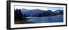 Lake with Mountains in the Background, Spitzingsee, Bavaria, Germany-null-Framed Photographic Print