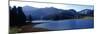 Lake with Mountains in the Background, Spitzingsee, Bavaria, Germany-null-Mounted Photographic Print