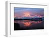 Lake with Mt McKinley, Denali National Park and Preserve, Alaska, USA-Hugh Rose-Framed Photographic Print