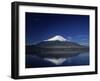 Lake Yamanaka, Mount Fuji, Japan-null-Framed Premium Photographic Print