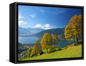 Lake Zeller See , Thumersbach, Pinzgau in Salzburger Land, Austria-Katja Kreder-Framed Stretched Canvas