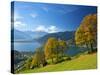 Lake Zeller See , Thumersbach, Pinzgau in Salzburger Land, Austria-Katja Kreder-Stretched Canvas