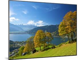Lake Zeller See , Thumersbach, Pinzgau in Salzburger Land, Austria-Katja Kreder-Mounted Photographic Print