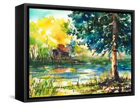 Lake-DannyWilde-Framed Stretched Canvas