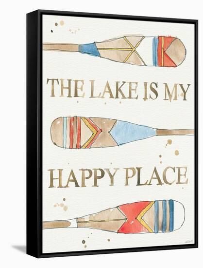 Lakehouse III Red-Anne Tavoletti-Framed Stretched Canvas
