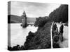 Laker Vyrnwy Tower-Fred Musto-Stretched Canvas