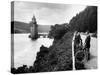 Laker Vyrnwy Tower-Fred Musto-Stretched Canvas