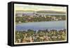 Lakes Mendota and Monona, Madison, Wisconsin-null-Framed Stretched Canvas