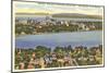 Lakes Mendota and Monona, Madison, Wisconsin-null-Mounted Art Print