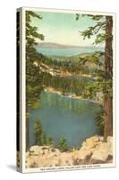 Lakes Near Lake Tahoe-null-Stretched Canvas