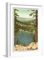 Lakes Near Lake Tahoe-null-Framed Art Print