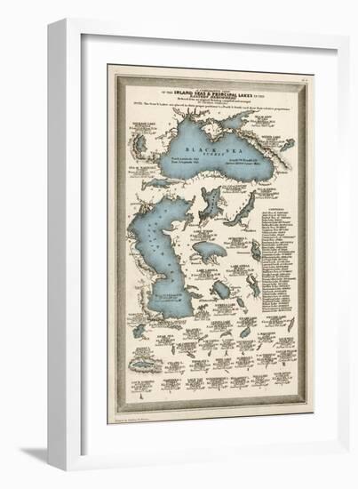 Lakes of East Hemisphere-null-Framed Art Print