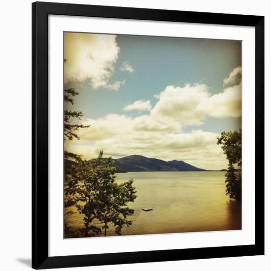 Lakescape Lake George-Gizara-Framed Art Print