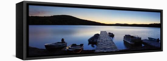 Lakescape Panorama I-James McLoughlin-Framed Stretched Canvas