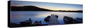 Lakescape Panorama I-James McLoughlin-Stretched Canvas