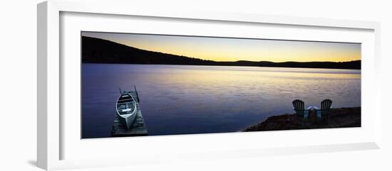 Lakescape Panorama II-James McLoughlin-Framed Photographic Print