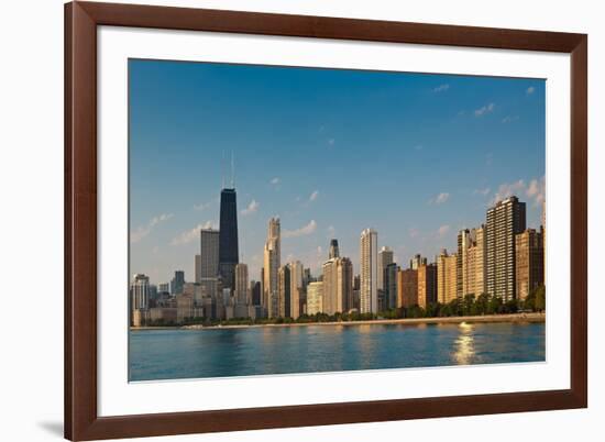 Lakeshore Chicago Skyline-Steve Gadomski-Framed Photographic Print